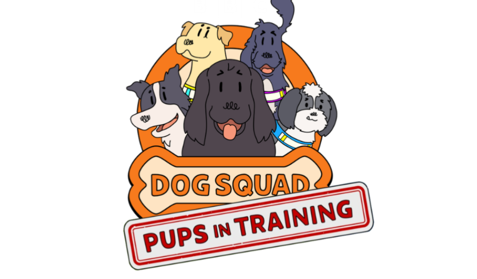 picture of Dog Squad pups in training