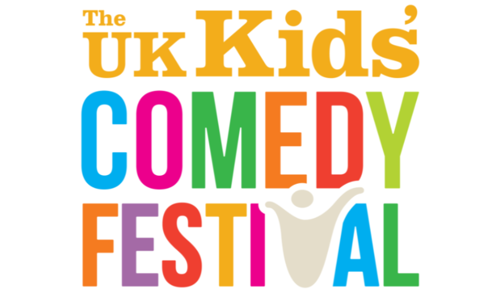 Picture of a sign for the UK Kids comedy festival