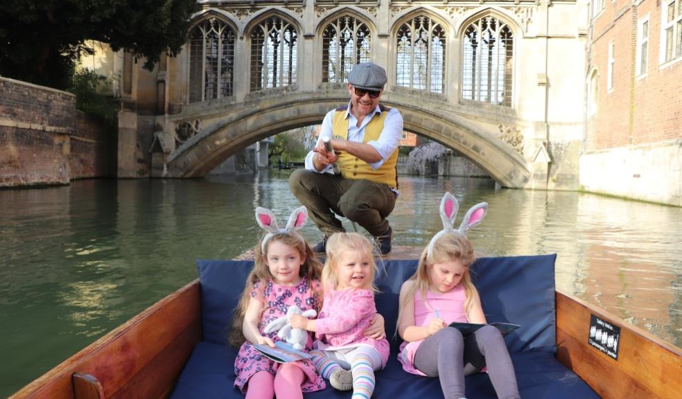 picture of children on an easter punting tour