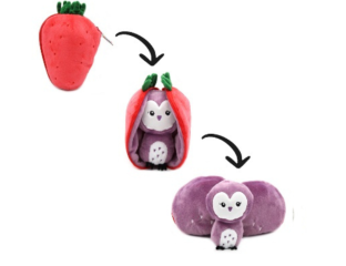 picture of Violet the strawberry owl flipetz
