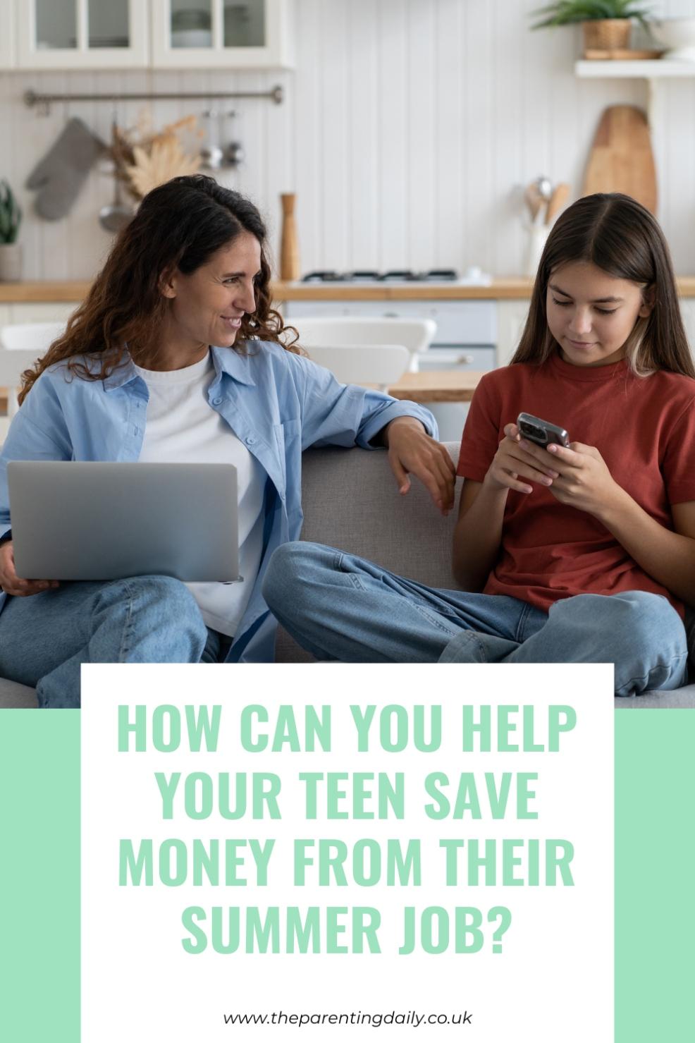 picture of How Can You Help Your Teen Save Money From Their Summer Job