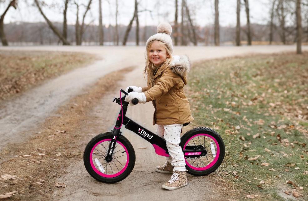 picture of child riding a xtend smart bike