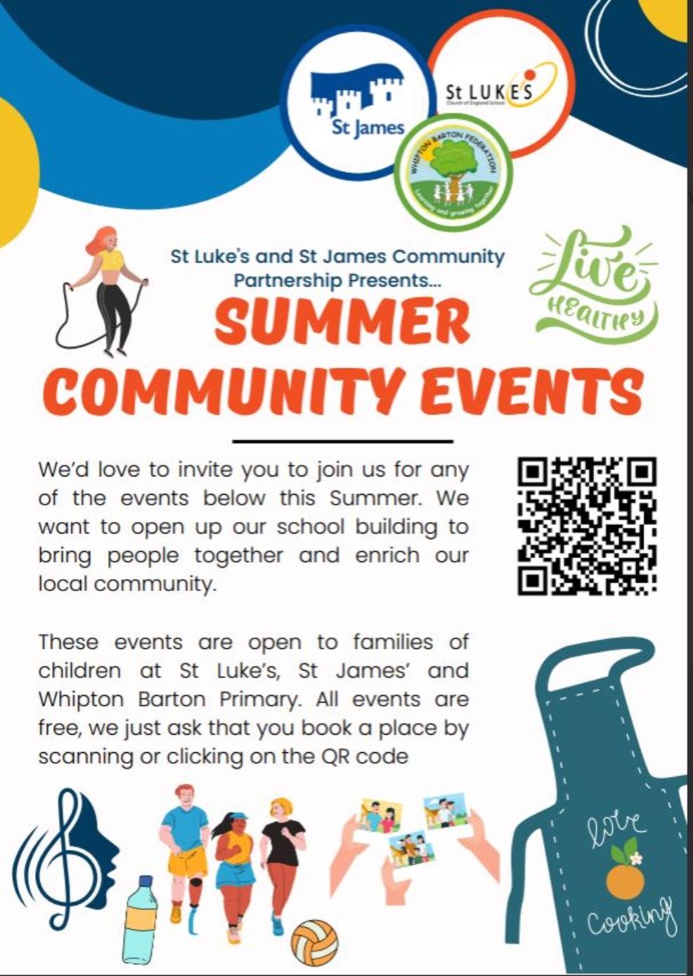 picture of a summer community events poster