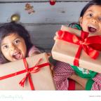 picture of children with presents