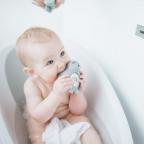 picture of a baby in an Angelcare bath