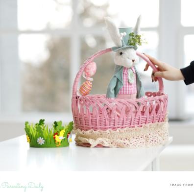 picture of a childrens Easter basket