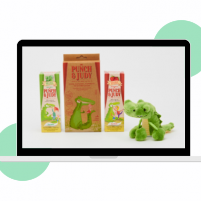 Picture of punch and judy dental care products