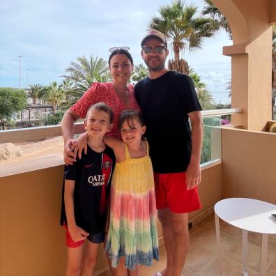 picture of Lizz Banks and family on holiday in Fuerteventura