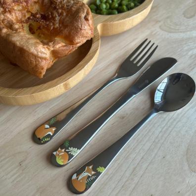 picture of Viners Fox 3 Piece Kids Cutlery Set